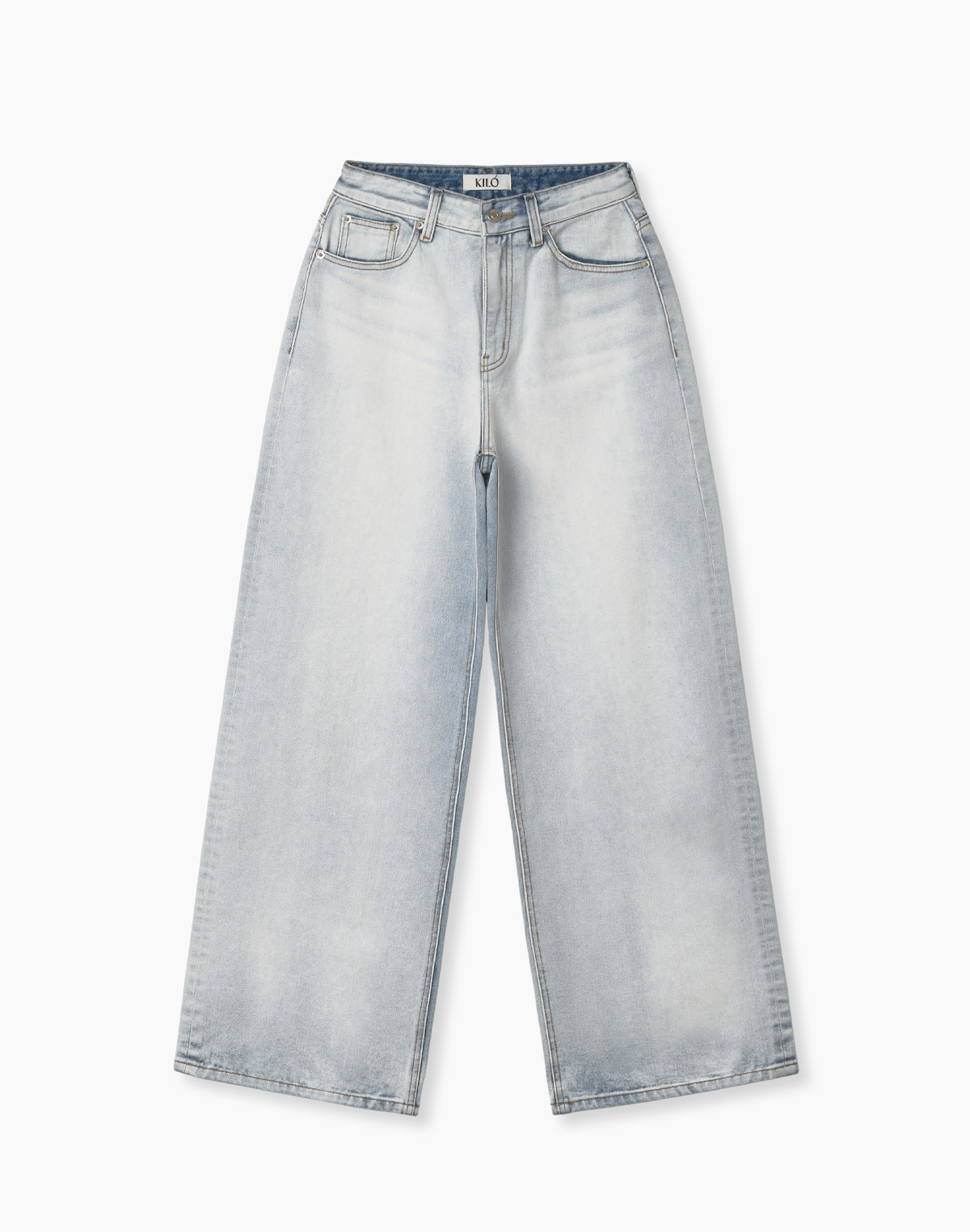 WIDE SAND JEANS (ICE BLUE)